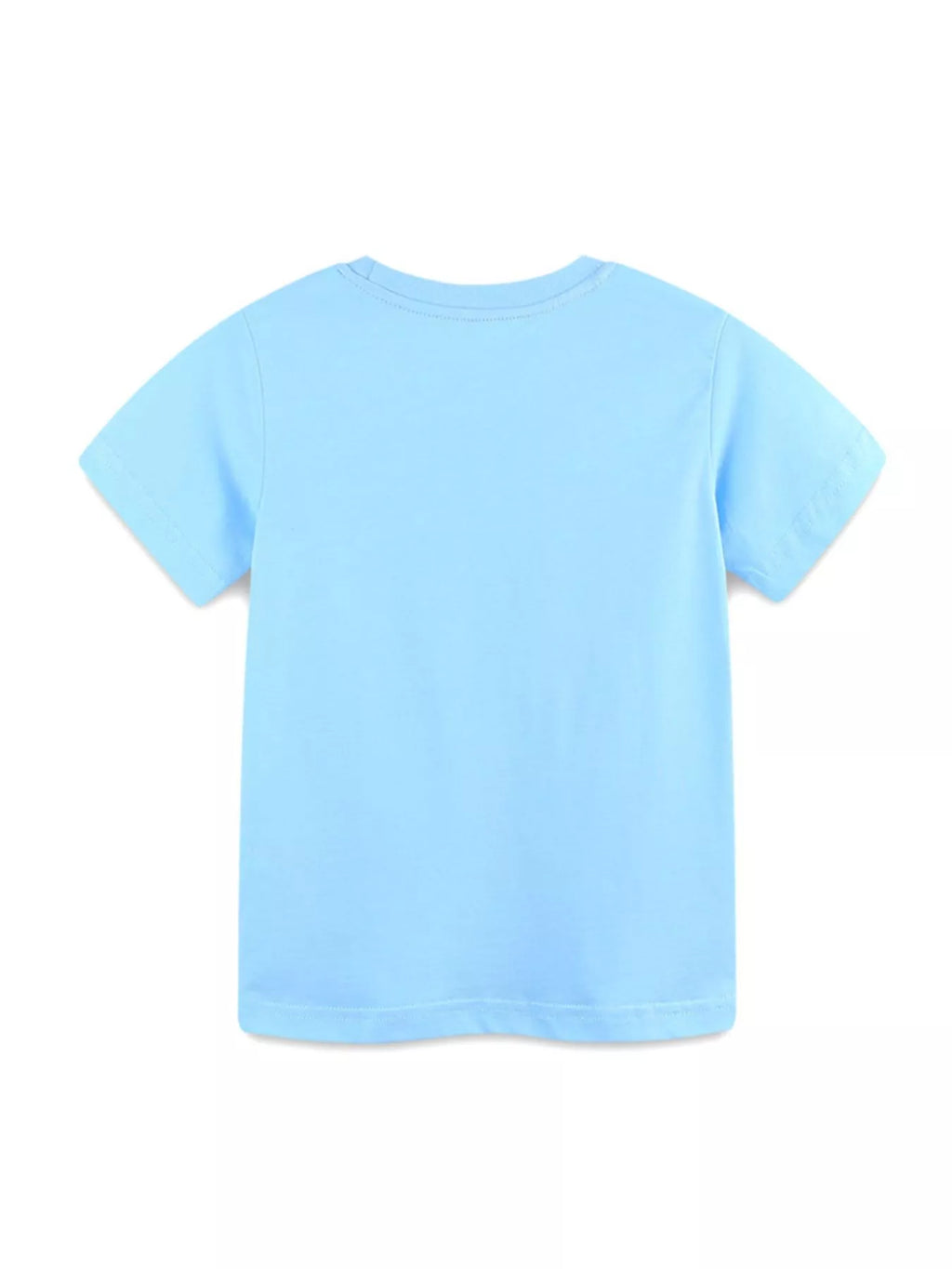 Children's Cartoon Boat Short Sleeve T-Shirt