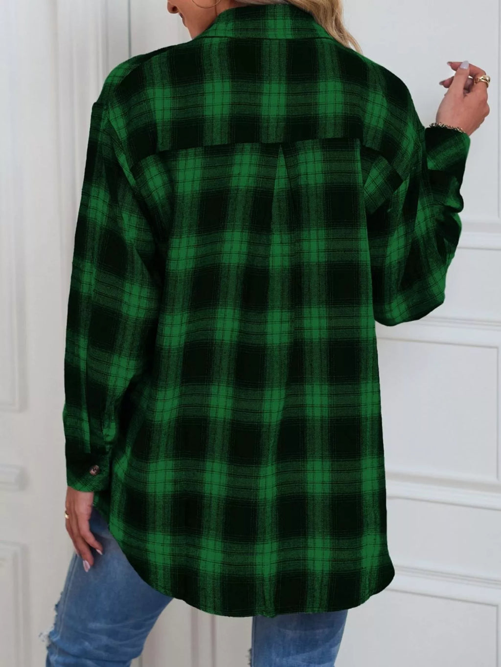 Casual Plaid Button Up Shirt