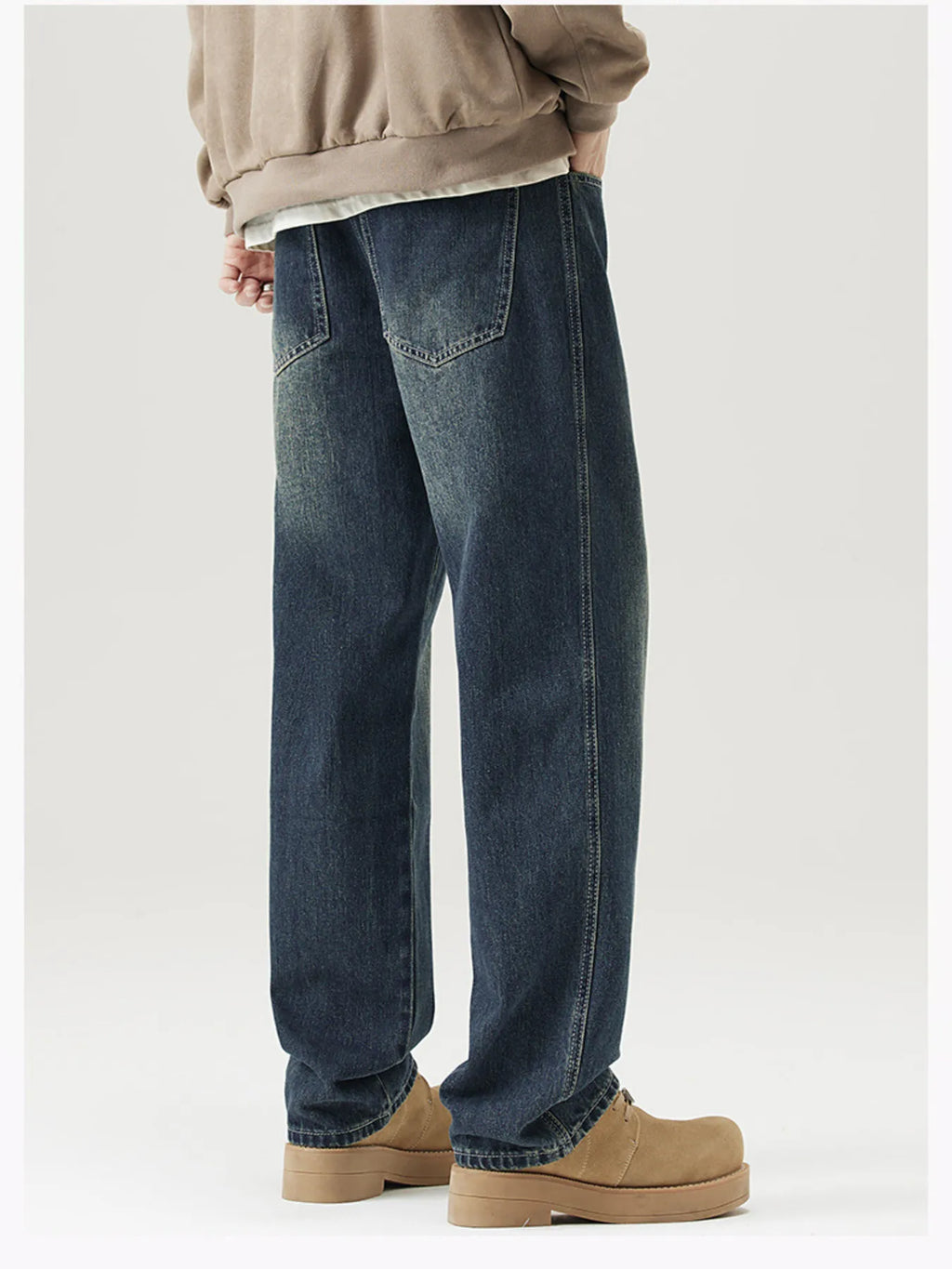 Men's Vintage Wash Relaxed Fit Jeans