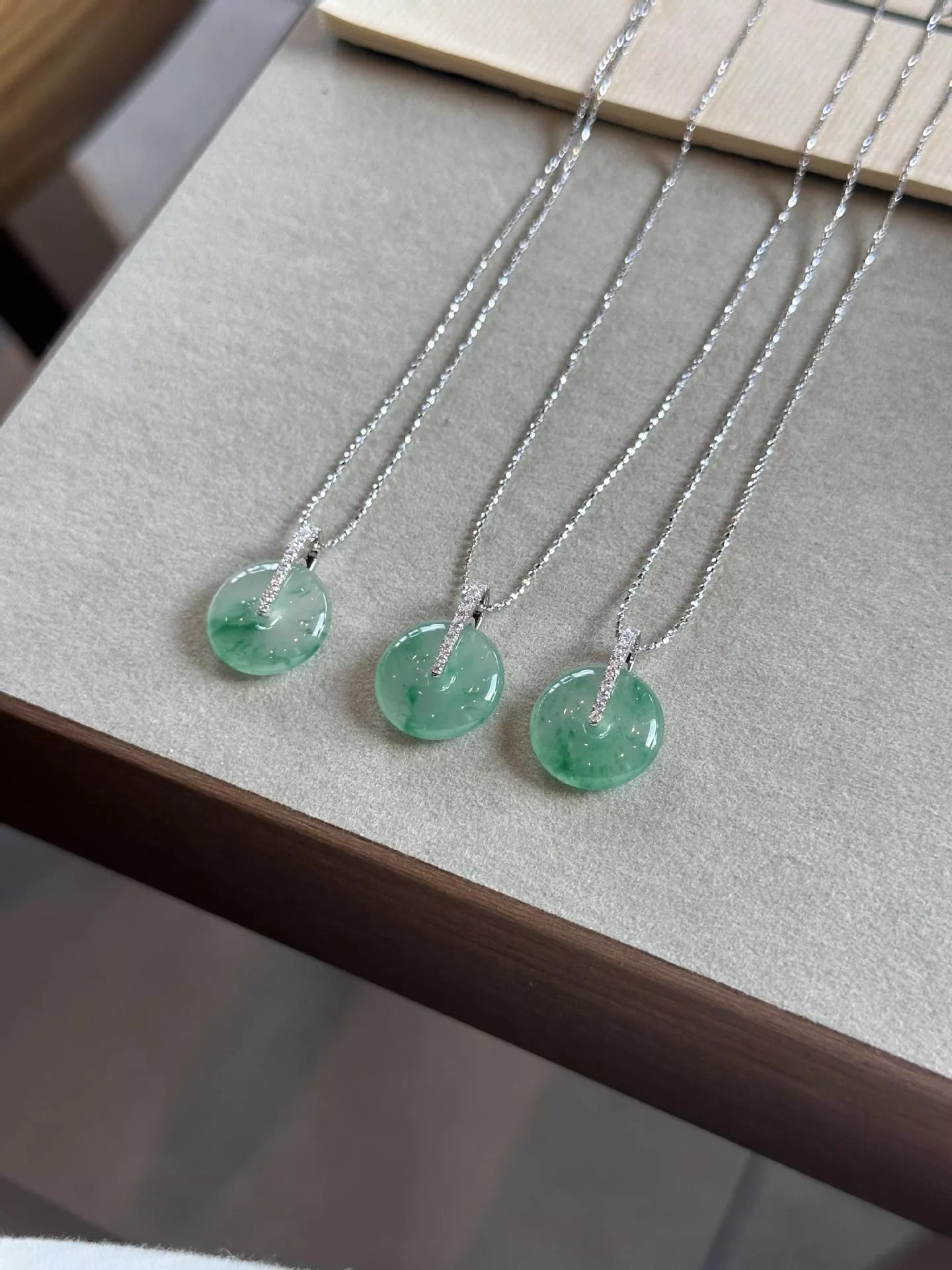 925 Sterling Silver Agate Pendant Necklace