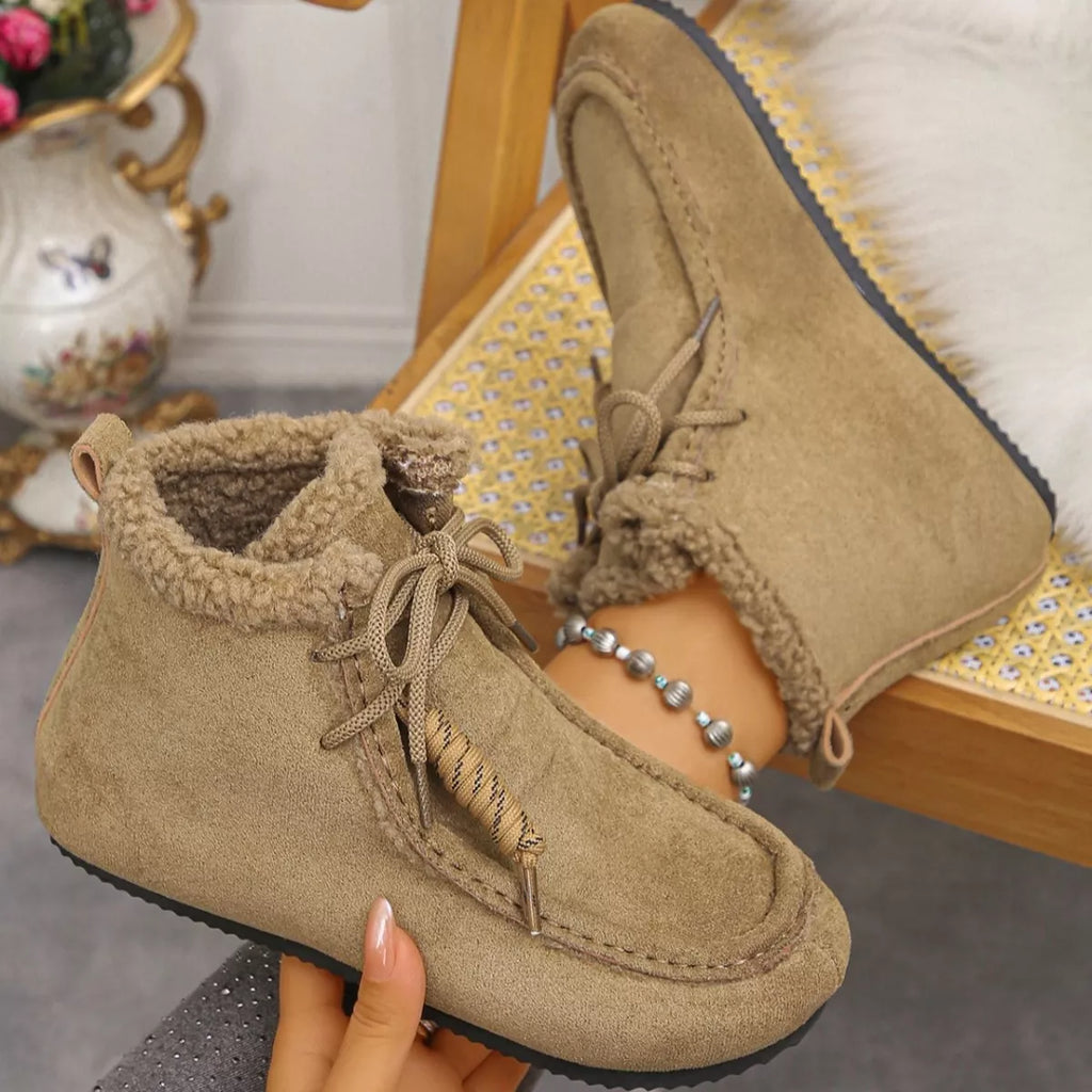 Plush Lining Ankle Boots