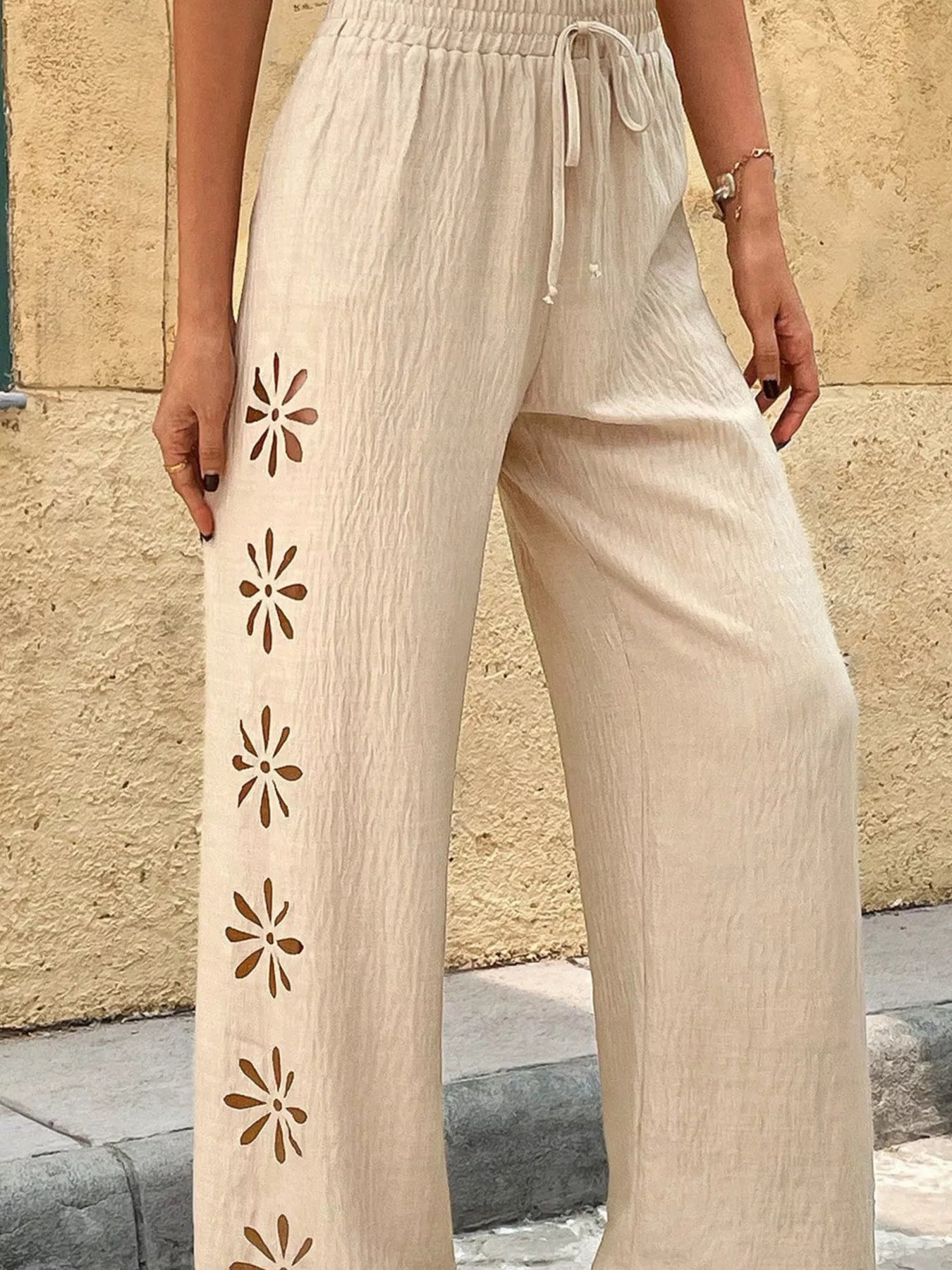 Casual Wide-Leg Pants