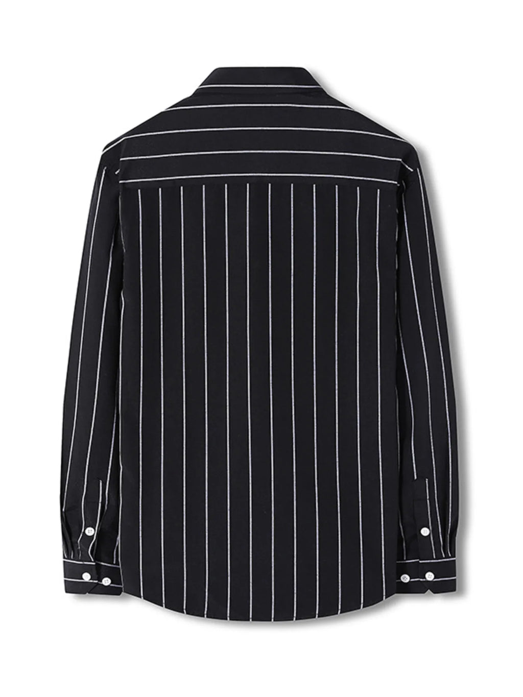 Men's Plus Size Classic Striped Long Sleeve Shirt