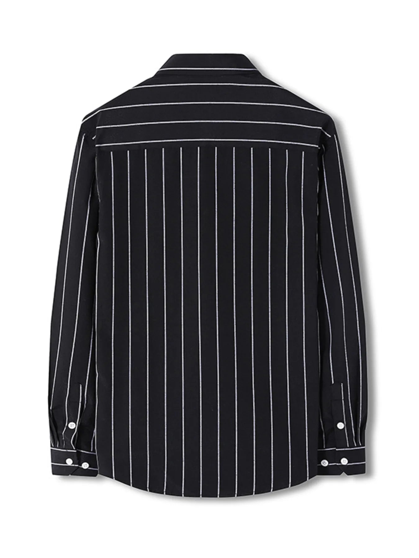 Men's Plus Size Classic Striped Long Sleeve Shirt
