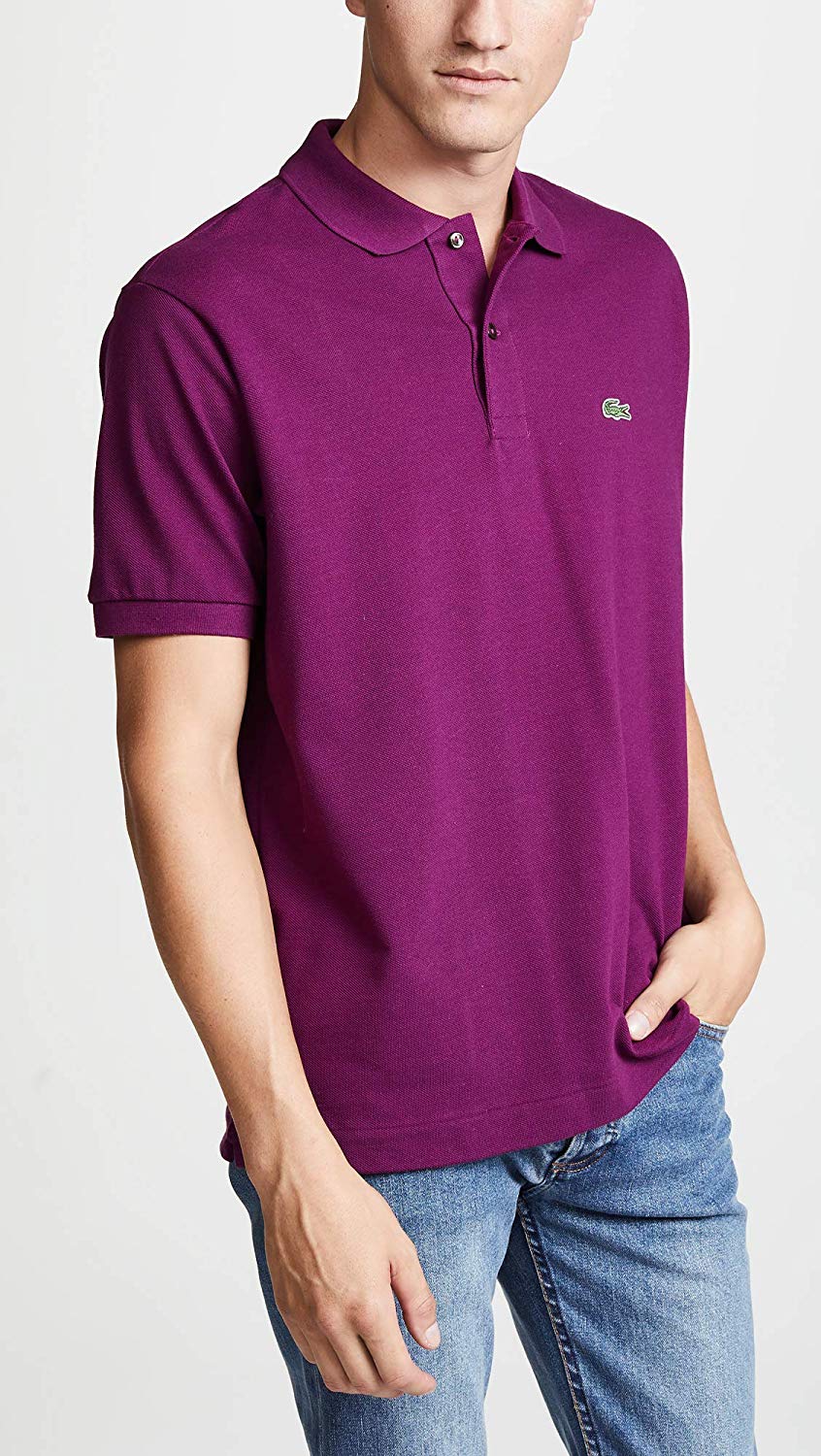Lacoste Men's Short Sleeve Pique L.12.12 Original Fit Polo Shirt