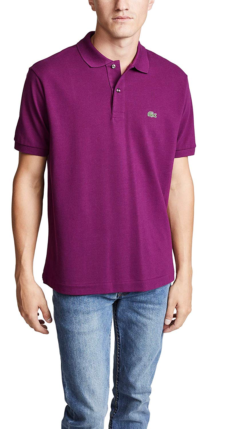 Lacoste Men's Short Sleeve Pique L.12.12 Original Fit Polo Shirt