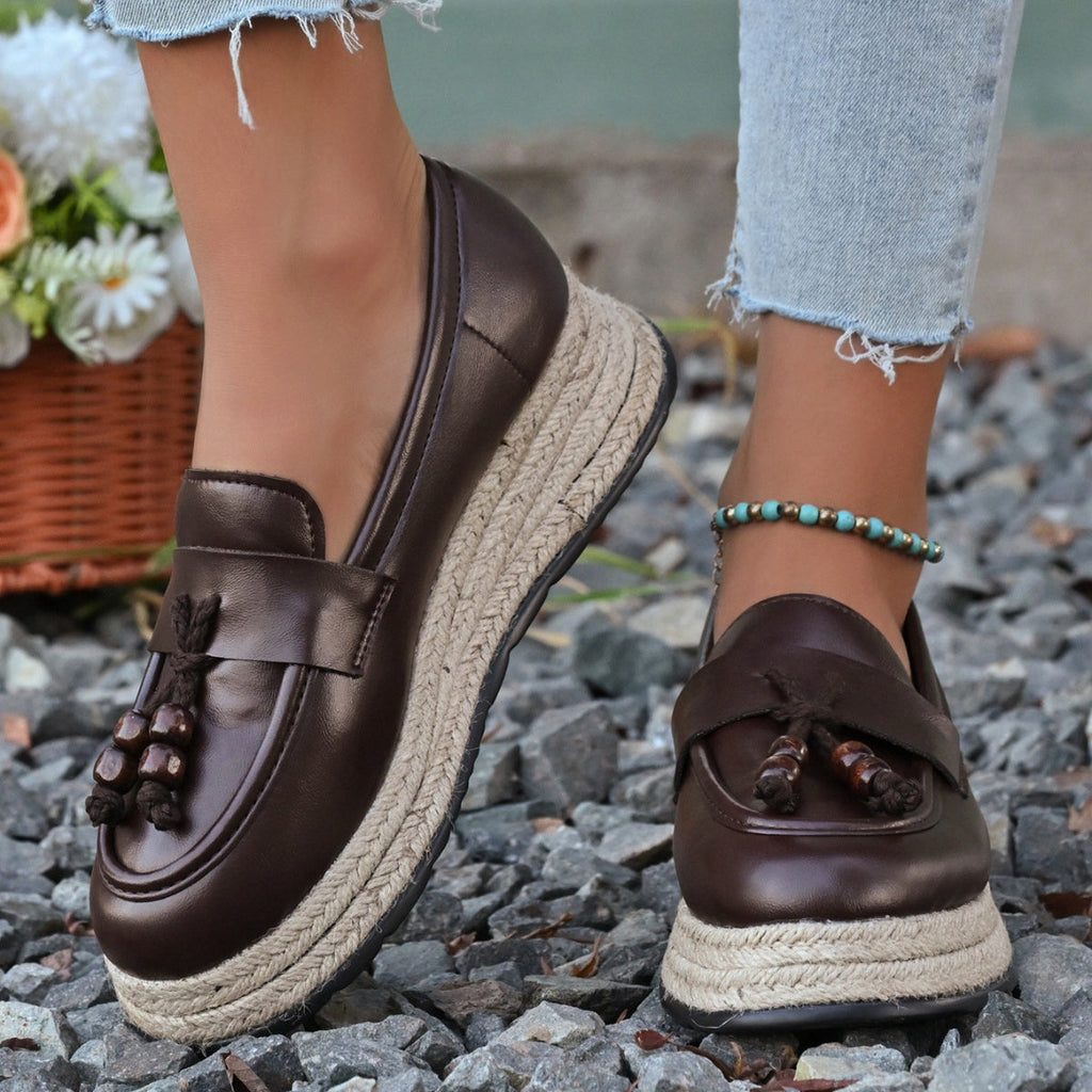 Round Toe Slip-Ons