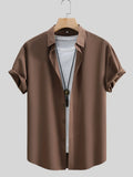 Men's Button Up Short Sleeve Shirt