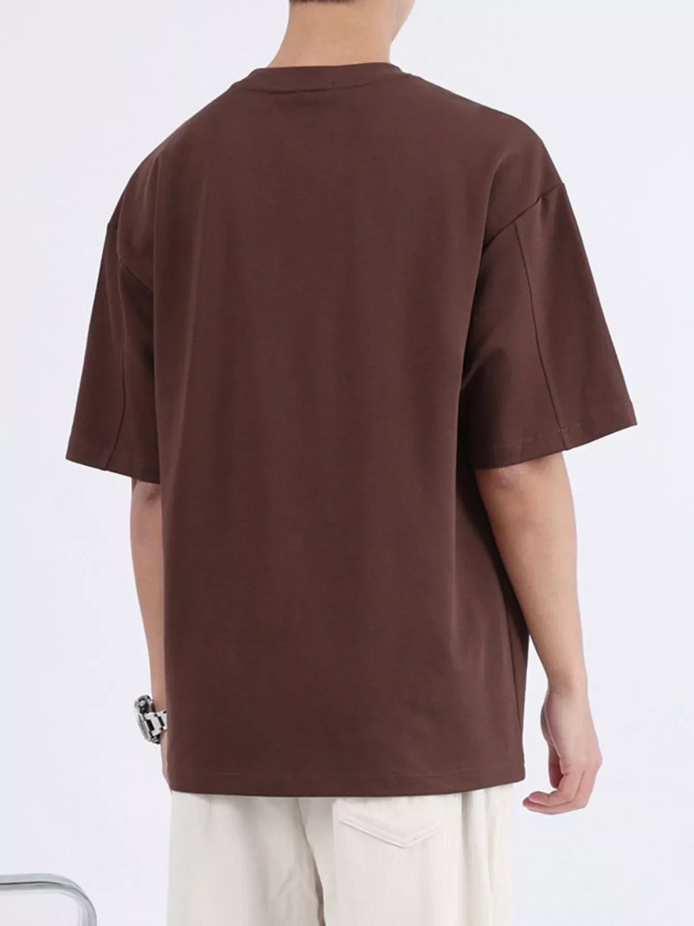 Men's Plus Size Half Sleeve Oversized T-Shirt