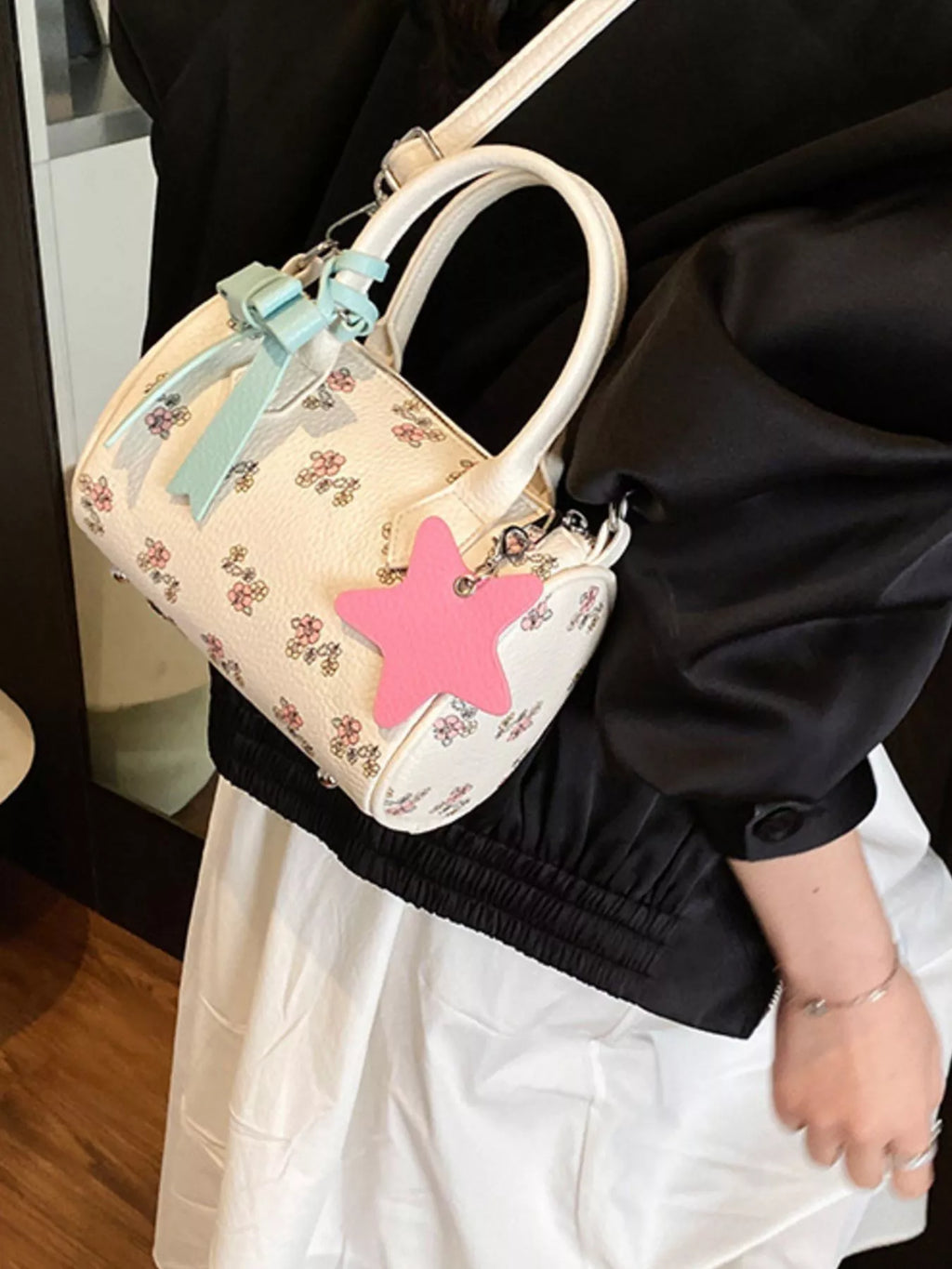 Floral Print Crossbody Bag