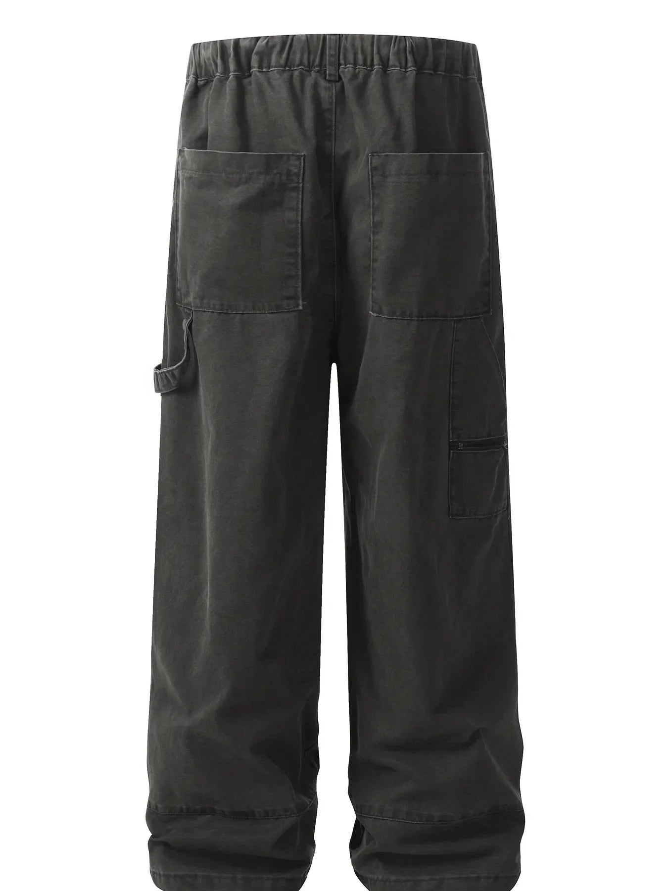 Men's Washed Wide Leg Jeans