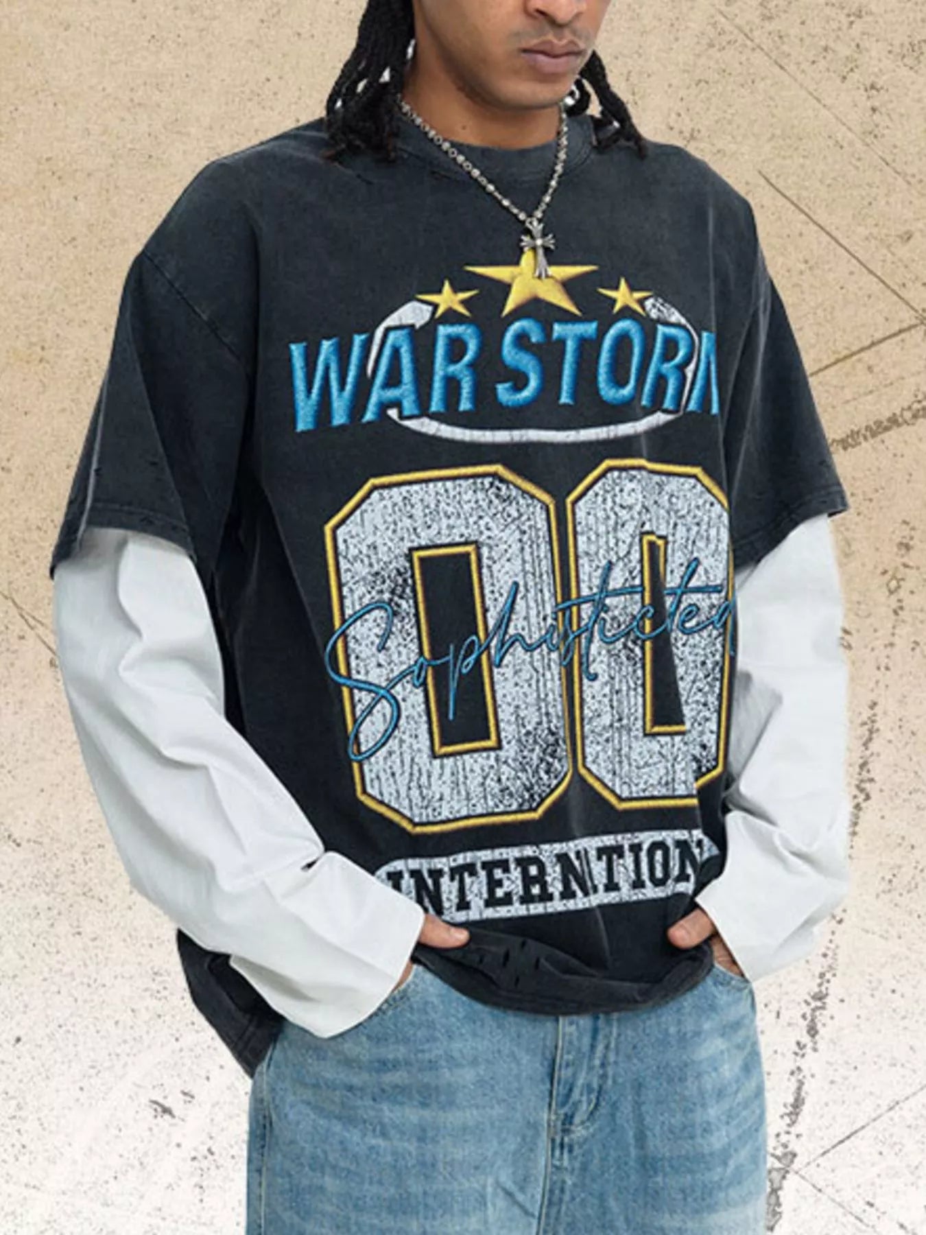 Men's Vintage War Storm "00" International Graphic T-Shirt