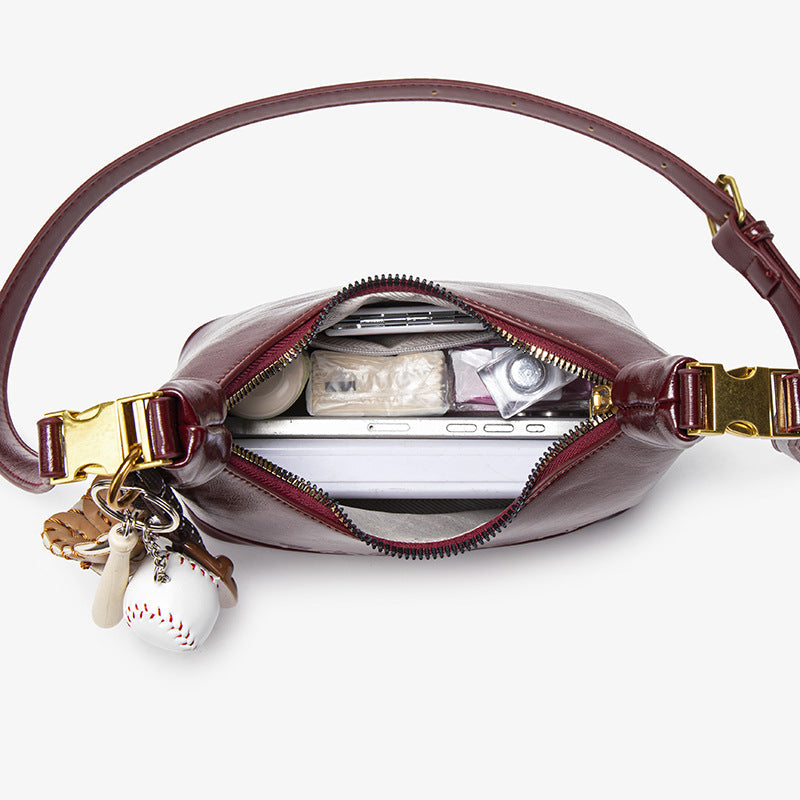 PU Leather Crossbody Bag