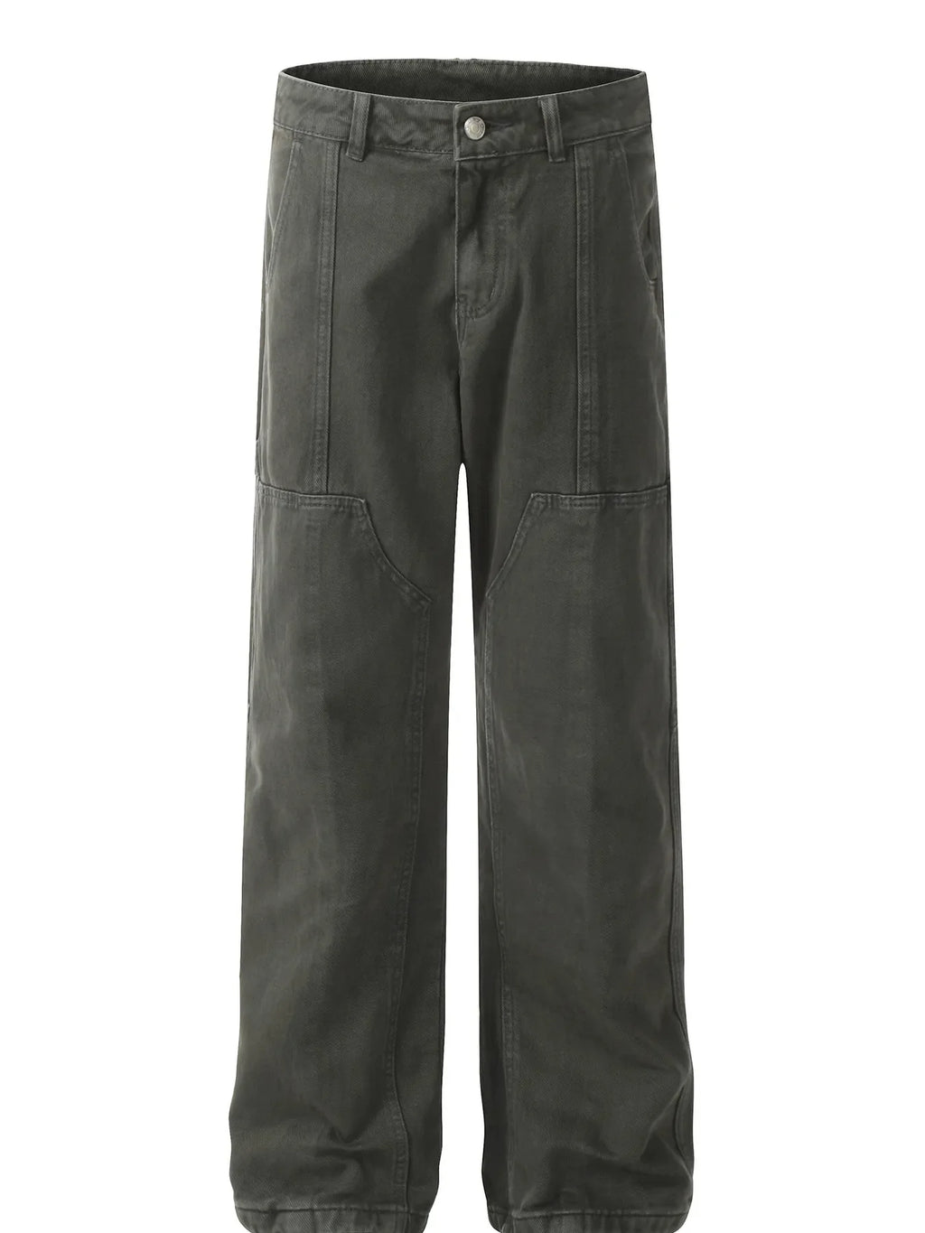 Men's Vintage Washed Wide Leg Cargo Jeans