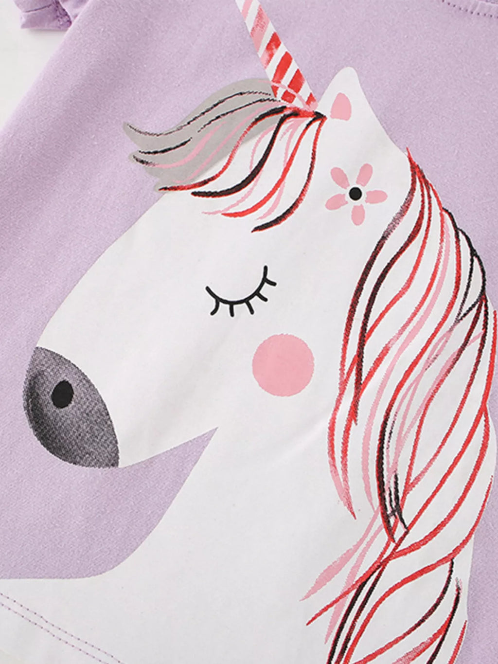 Children's Unicorn Graphic Short Sleeve T-Shirt