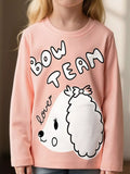 Children's Cute Dog Long Sleeve T-Shirt