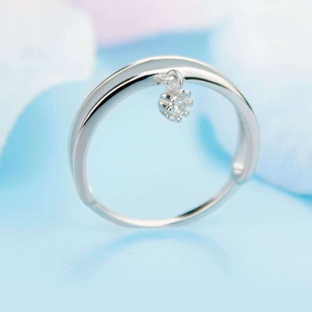 925 Sterling Silver Double Layered Ring