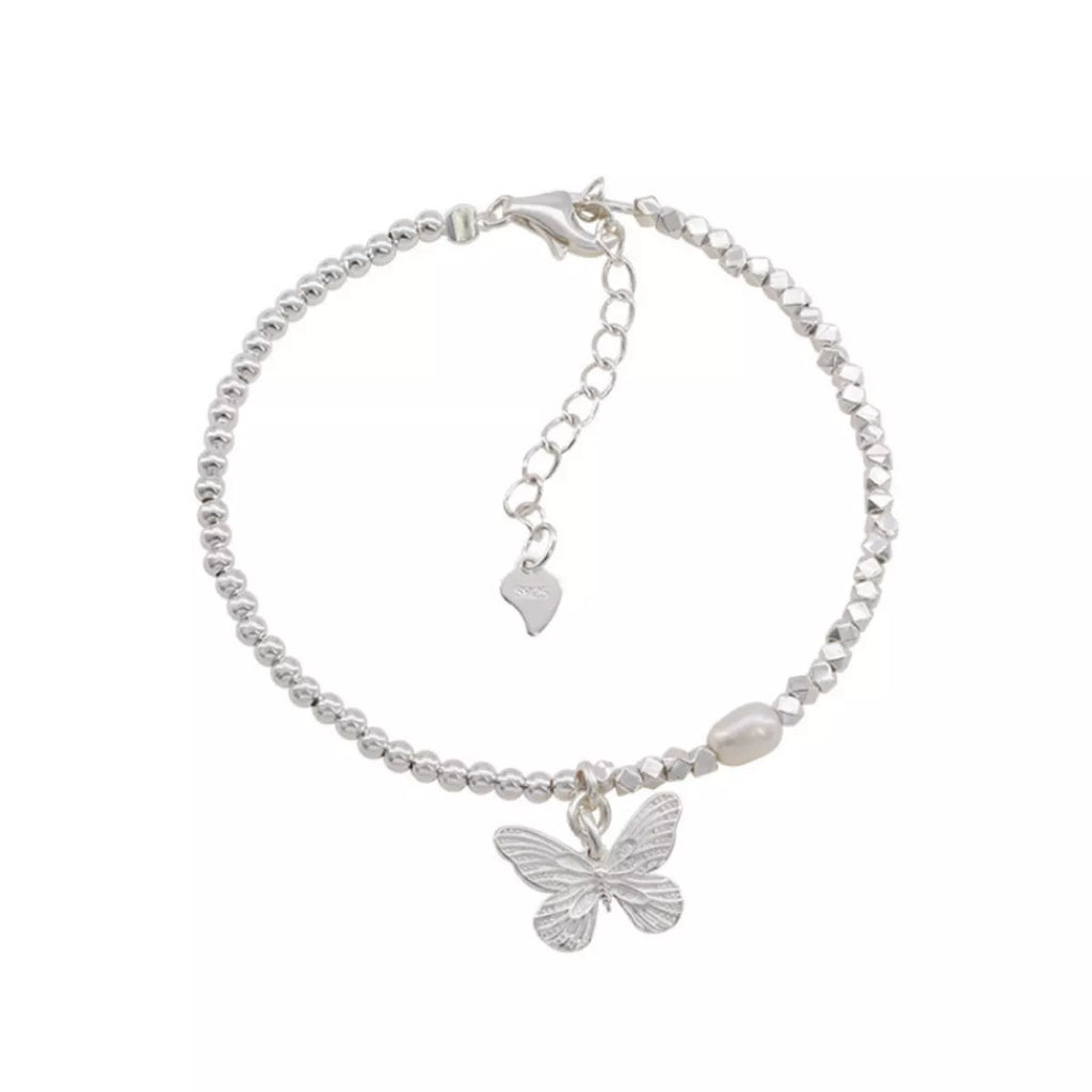 925 Sterling Silver Butterfly Bracelet