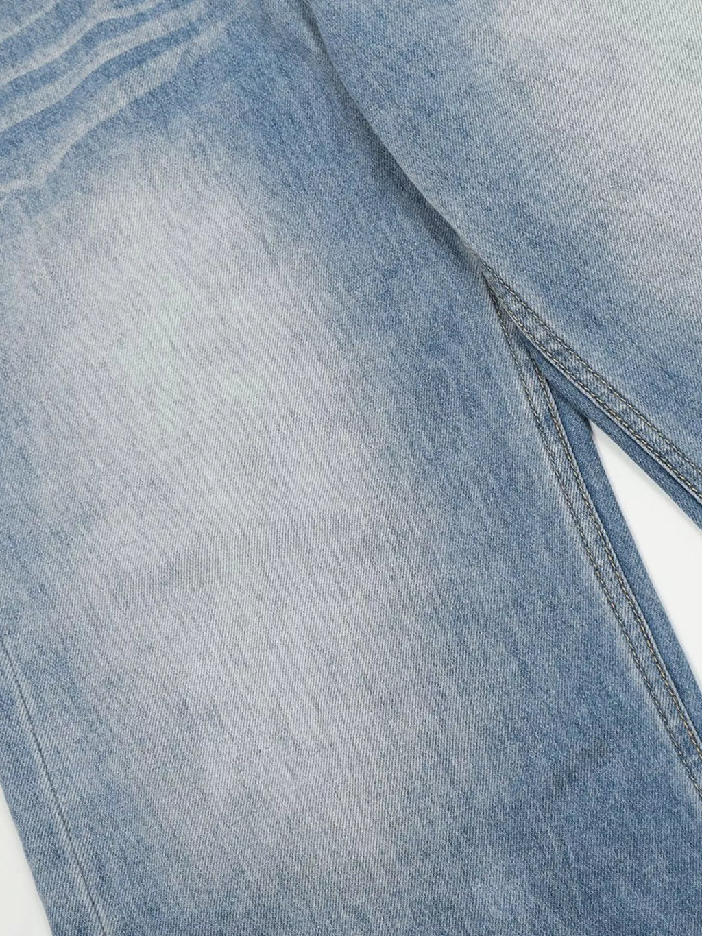 Men's Wide Leg Wash Jeans