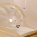 925 Sterling Silver Zircon Pendant Necklace