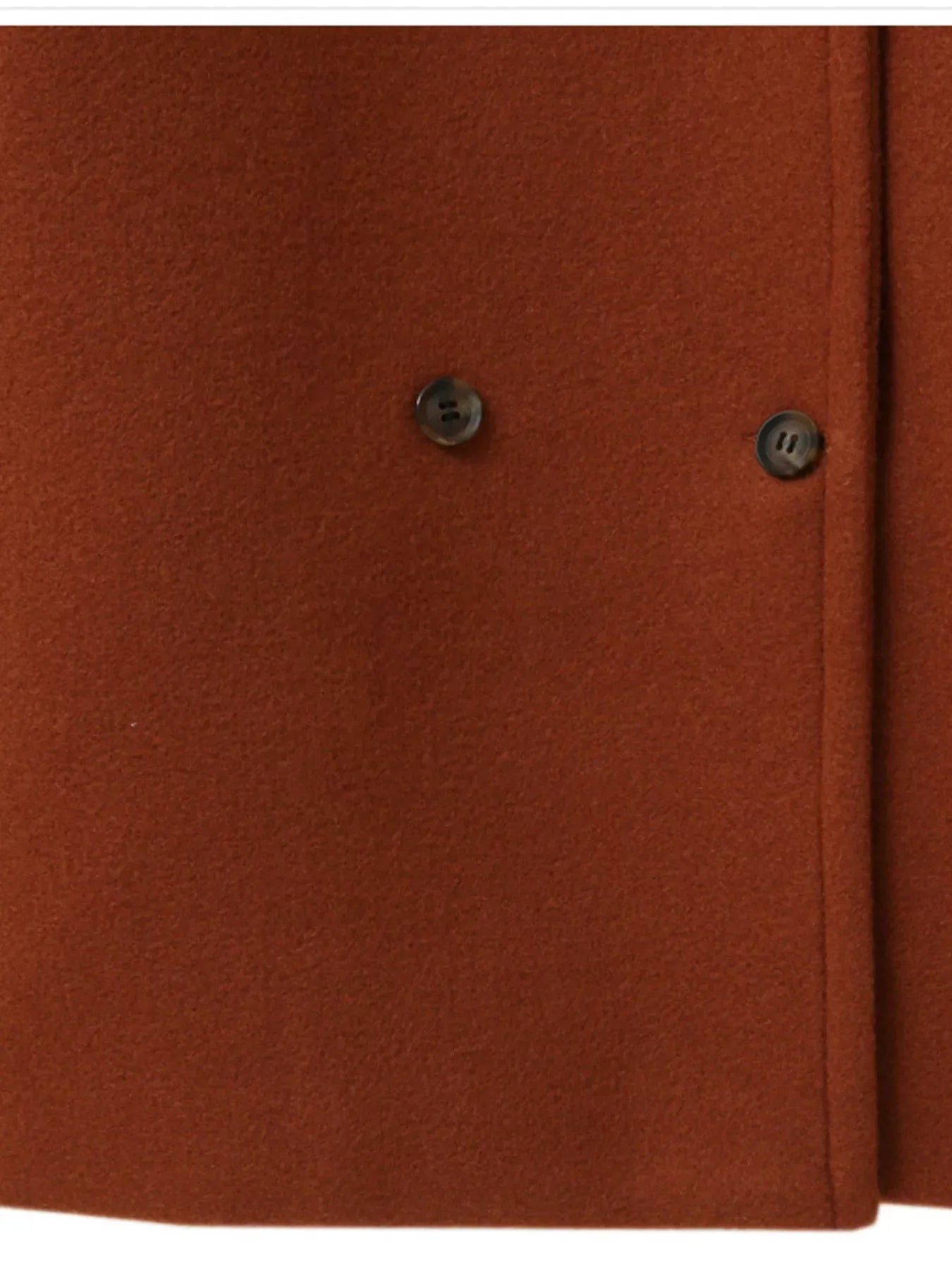 Double-Breasted Long Sleeve Coat
