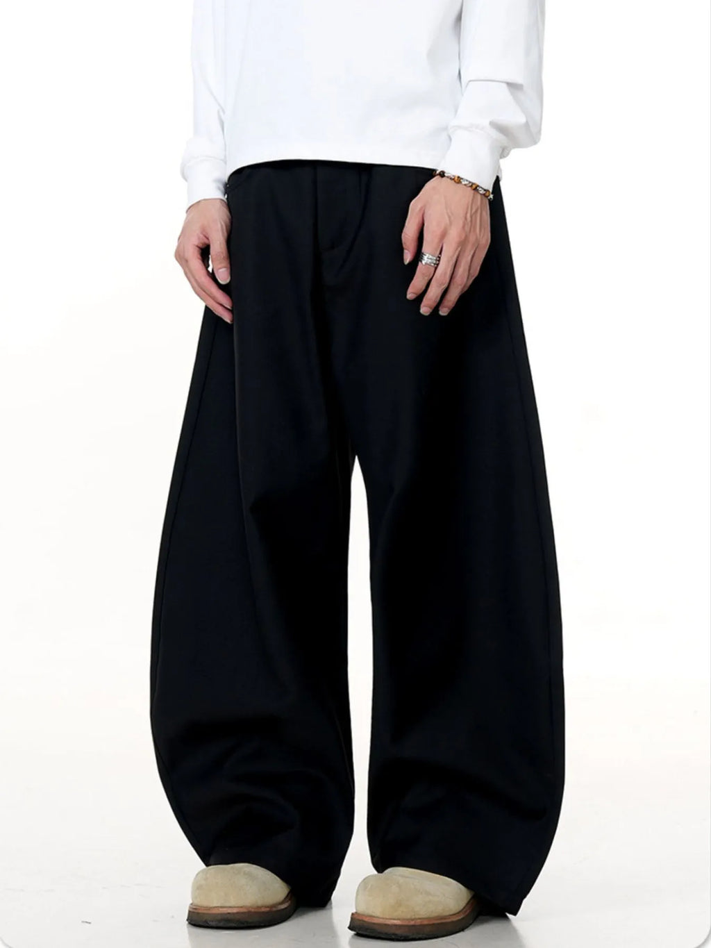 Men's Wide Leg Relaxed Fit Casual Pants