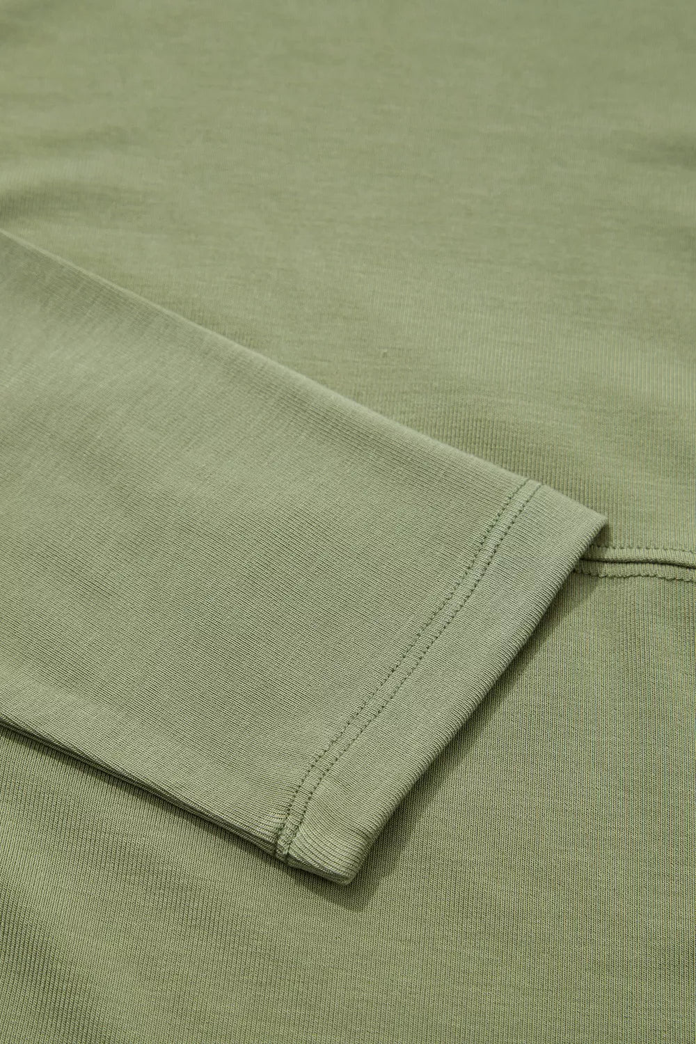 Long Sleeve Round Neck Paneling T-Shirt
