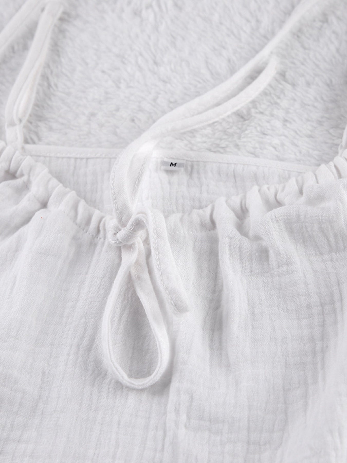 Tie Front Relaxed Fit Cami and Shorts Set