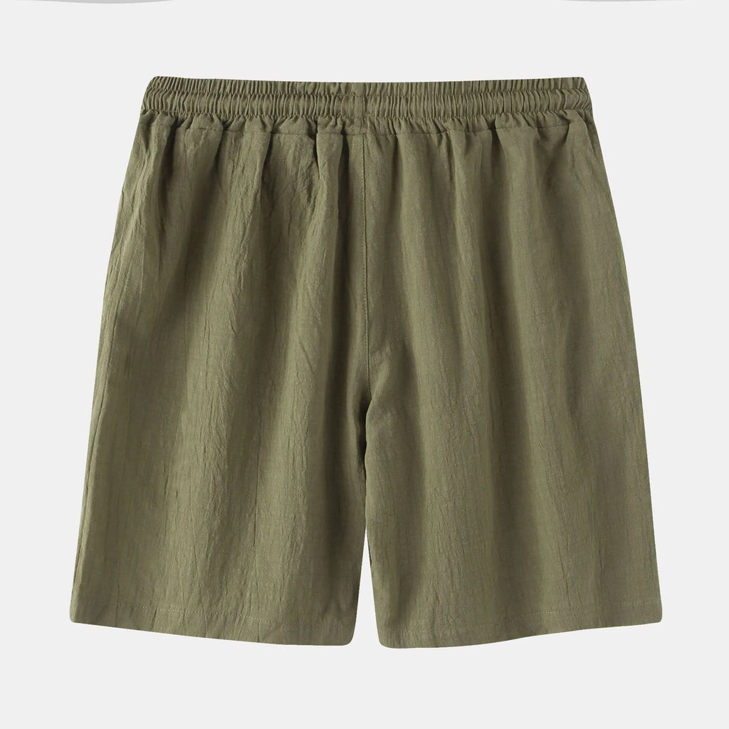 Men's Casual Drawstring Elastic Waist Shorts