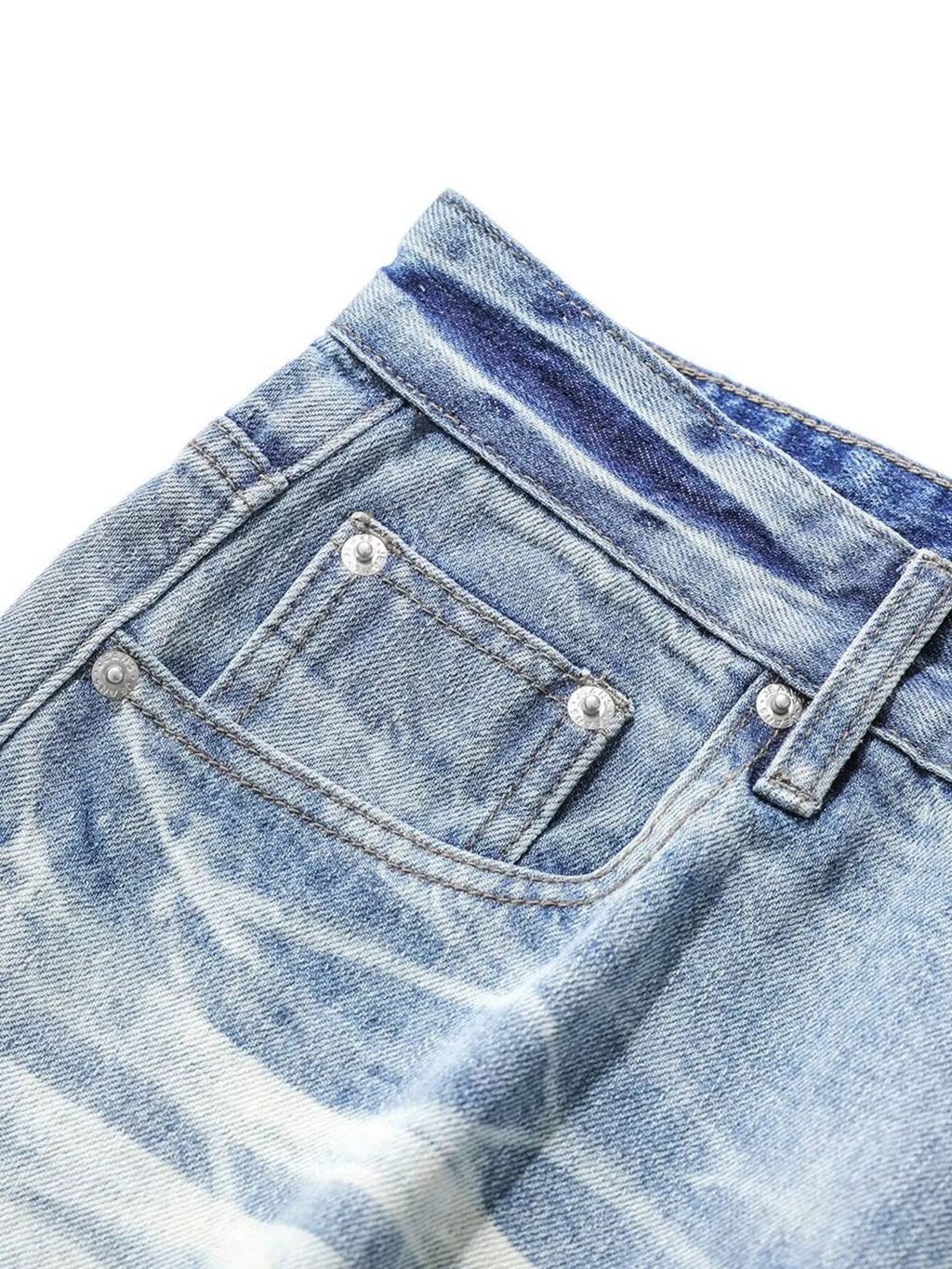 Men's Wide Leg Denim Capris