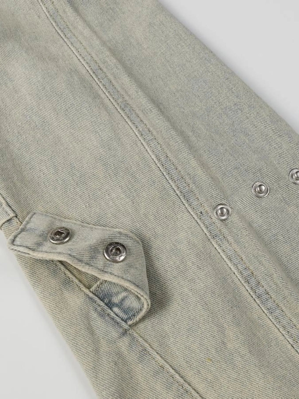 Men's High Waist Wide Leg Jeans