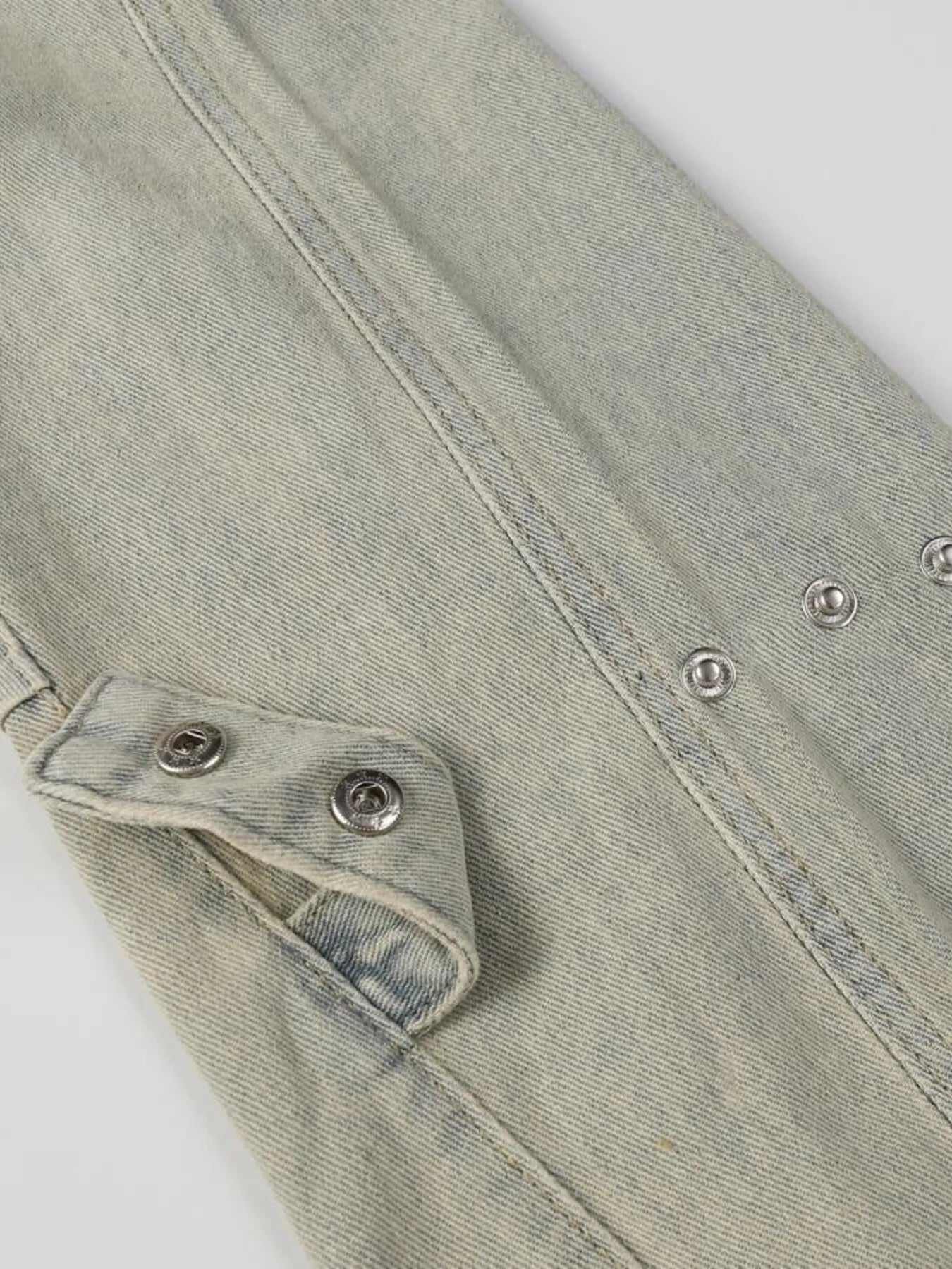 Men's High Waist Wide Leg Jeans