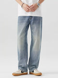 Men's Vintage Wash Loose Fit Jeans