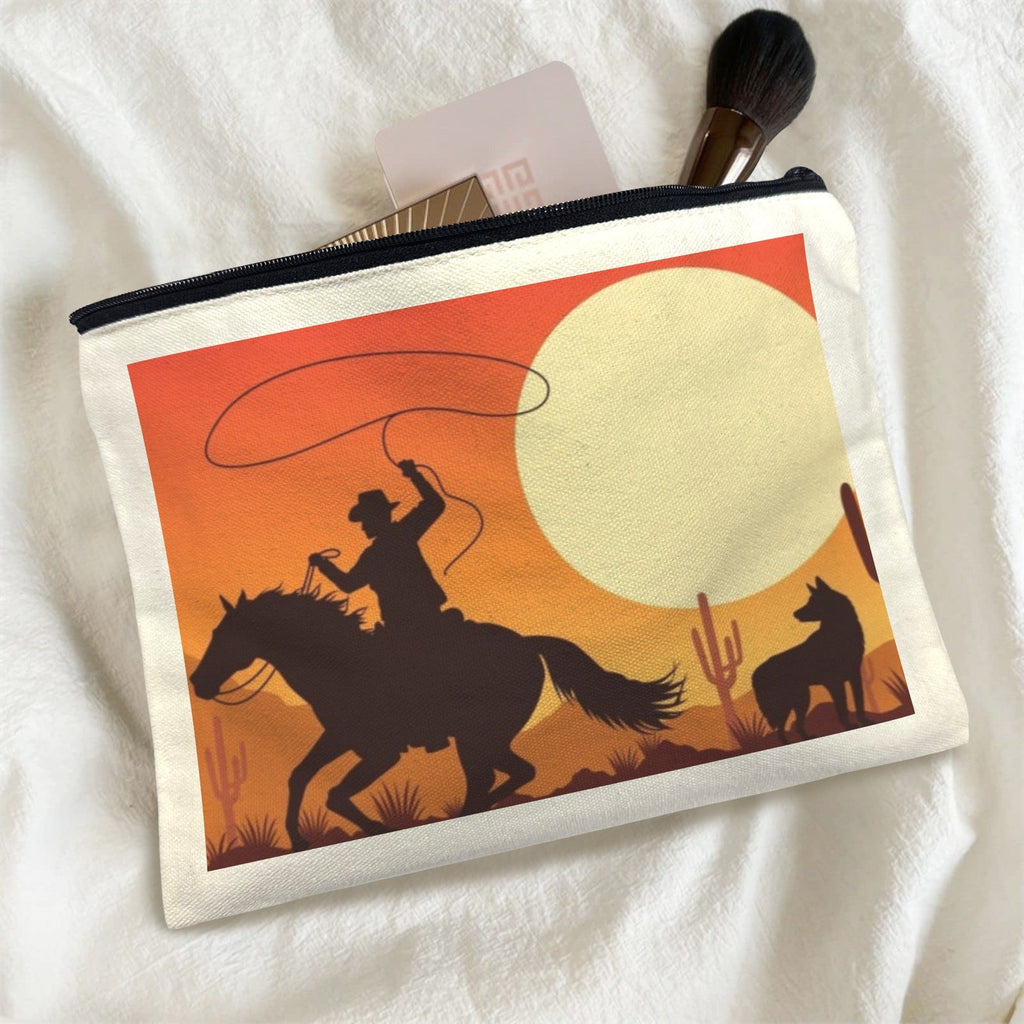 Baha Ranch Cowboy Sunset Cosmetic Bag Pack of 5 Made in America