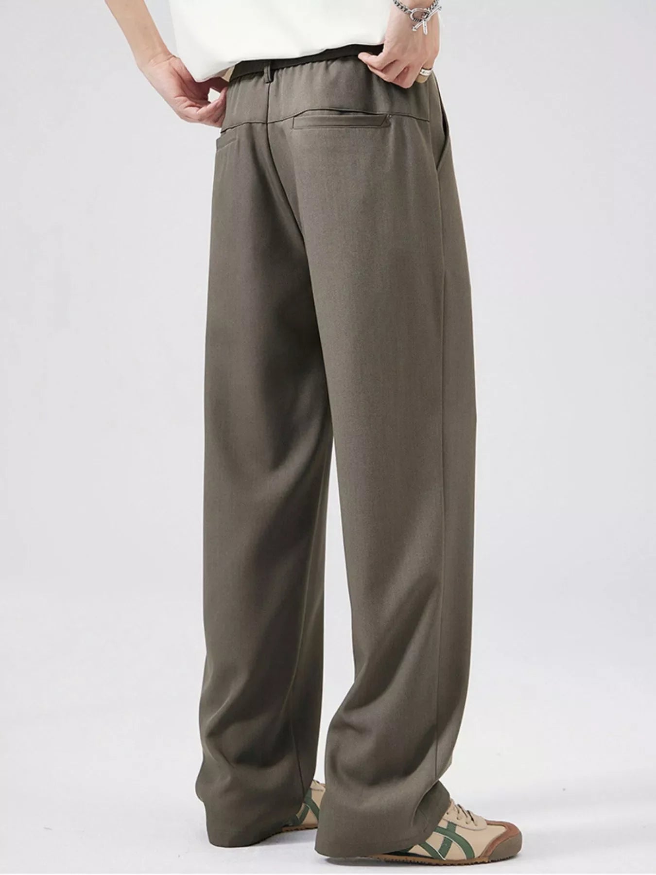 Men's Full Size Wide Leg Pants Plus Size