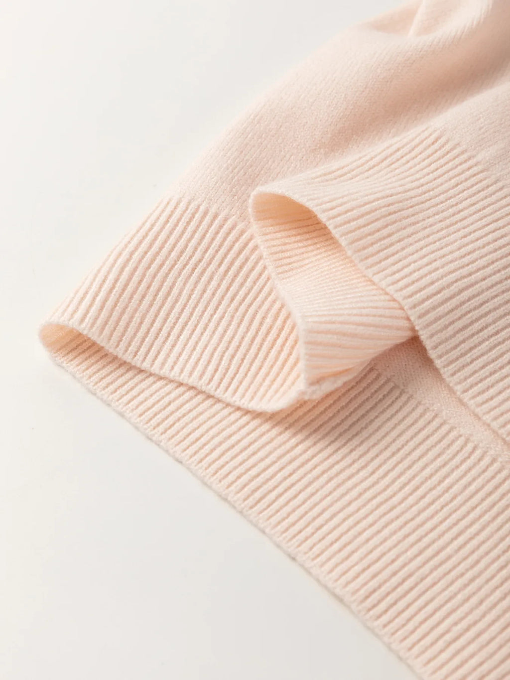 Pearl Embellished Bow Detail Short Sleeve Sweater