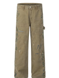 Men's Wide Leg Cargo Jeans