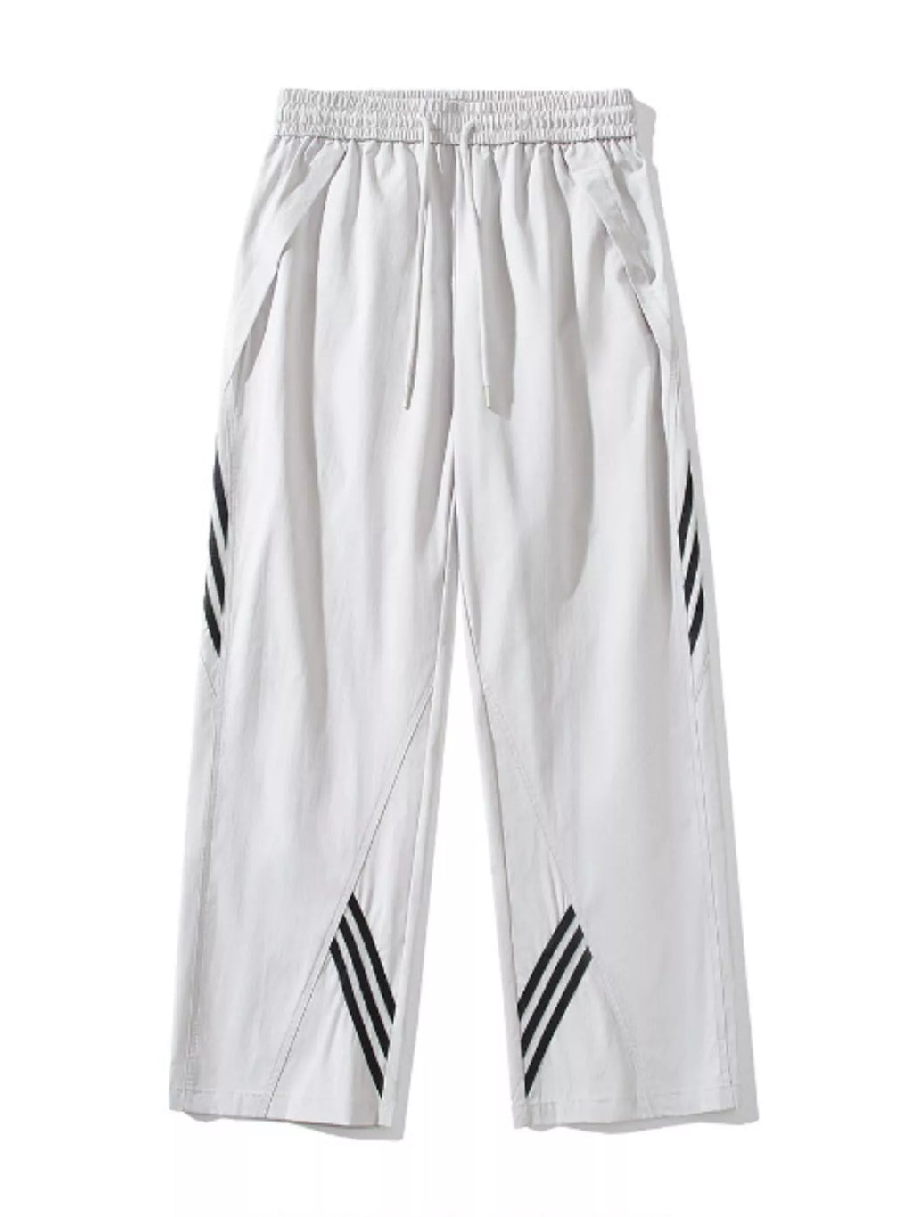 Men's Full Size Striped Wide Leg Pants Plus Size