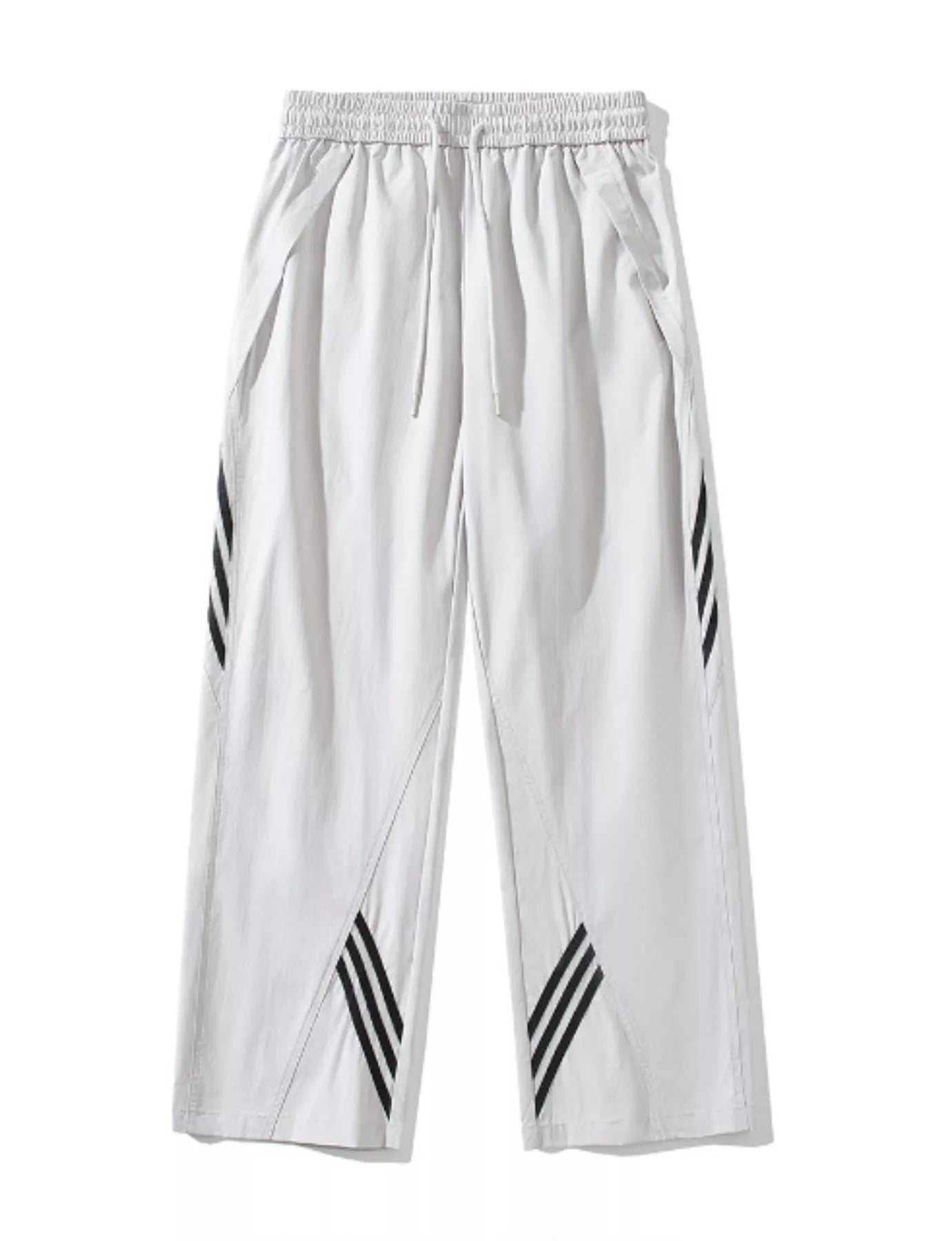 Men's Full Size Striped Wide Leg Pants Plus Size
