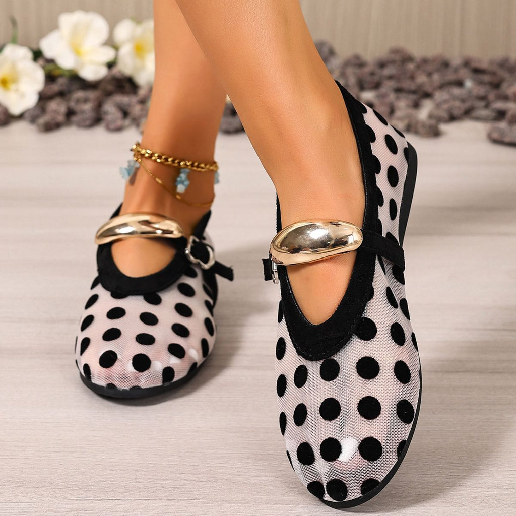 Polka Dot Slip-Ons
