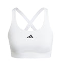 adidas Womens TLRD React Training High-Support Bra White