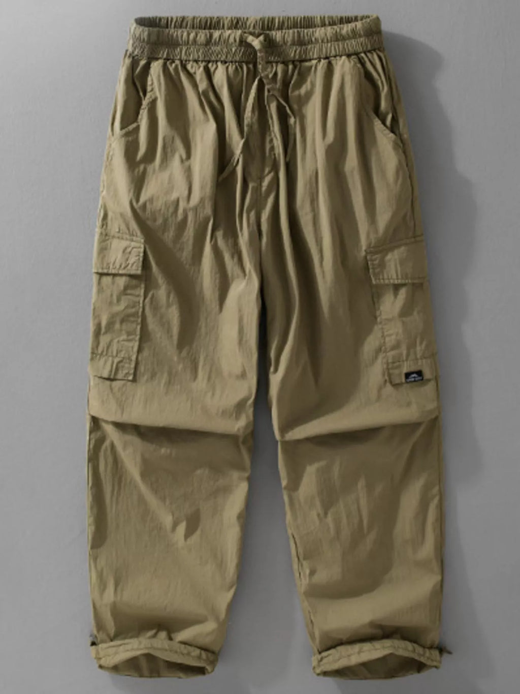 Men's Plus Size Drawstring Wide Leg Pants