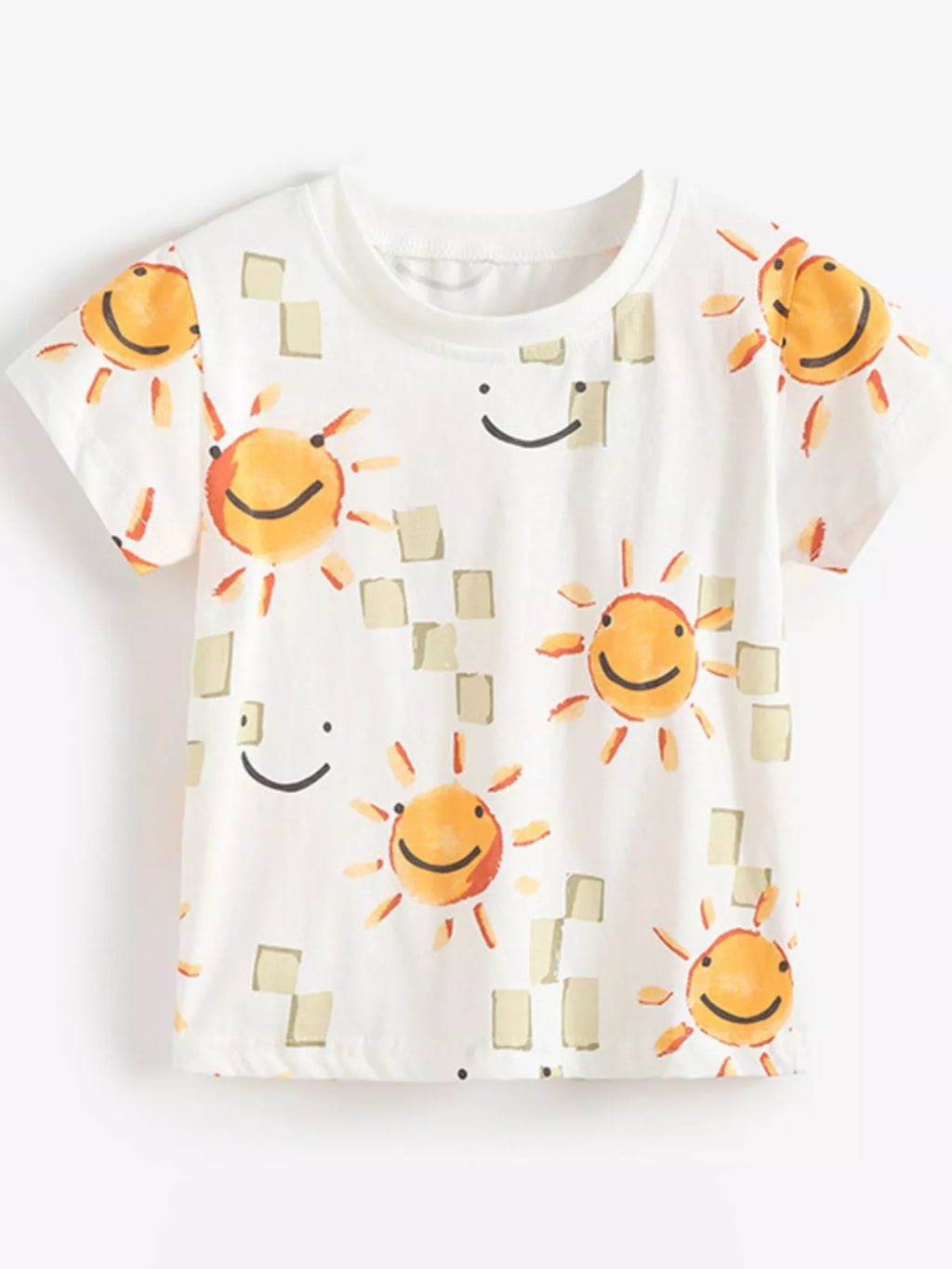 Children's Smiley Sun Print T-Shirt