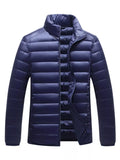 Men's Plus Size Lightweight Packable Puffer Jacket