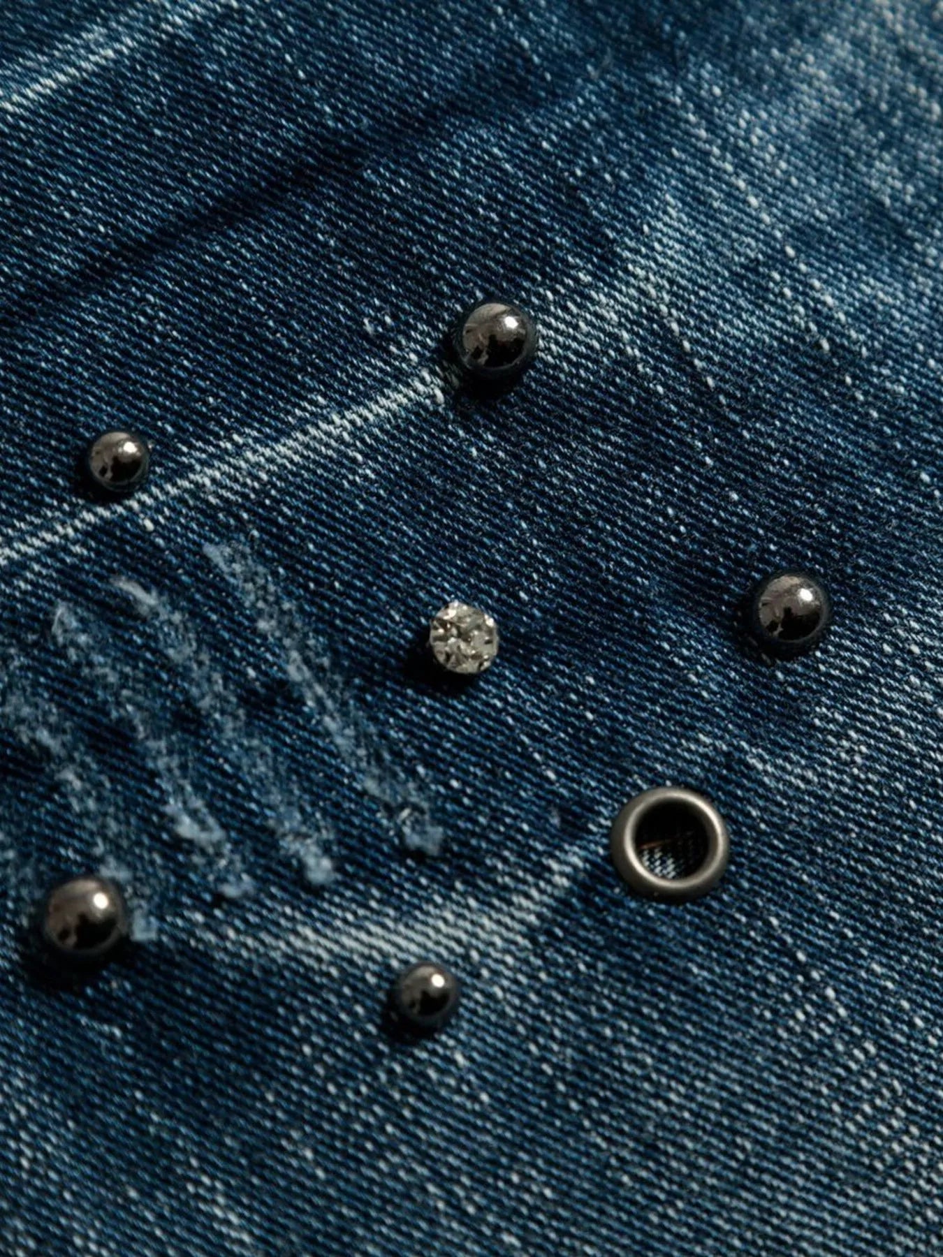 Men's Washed Wide Leg Jeans