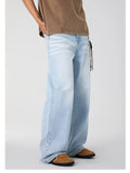 Men's Wash Wide Leg Jeans