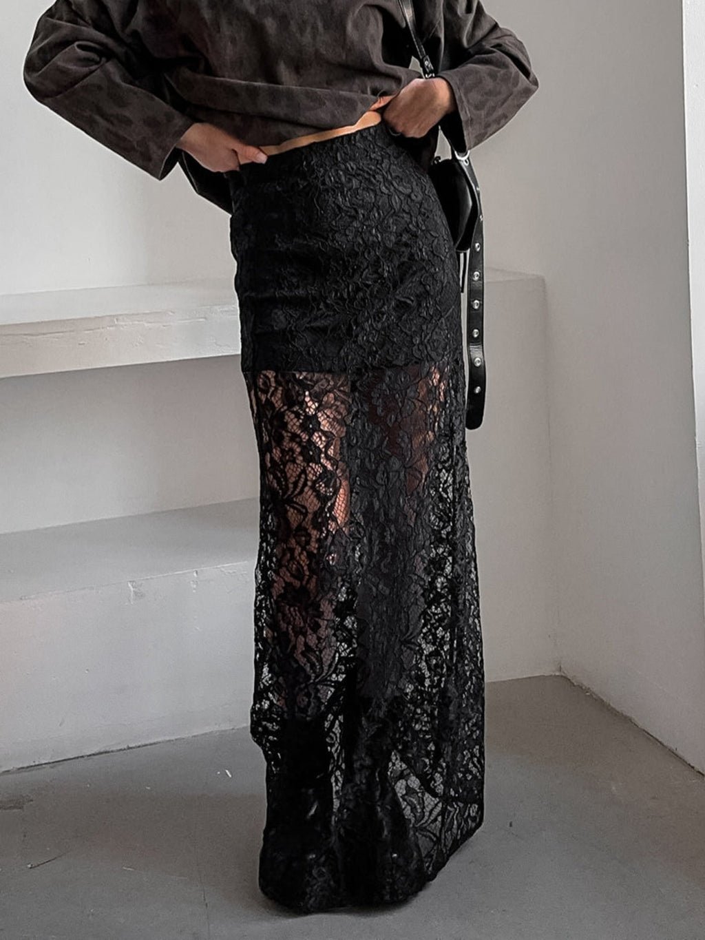 Lace Maxi Skirt