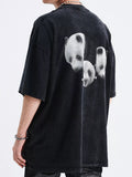 Men's Washed Graphic Oversized T-Shirt