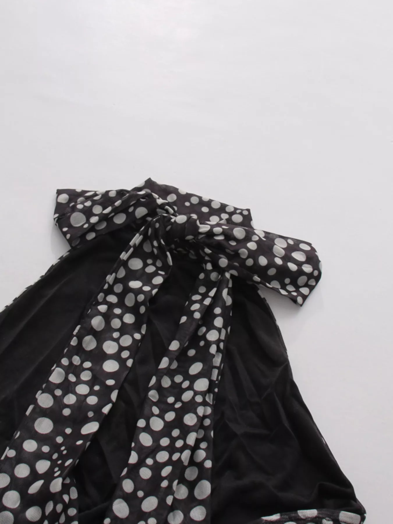 Halter Neck Polka Dot Maxi Dress