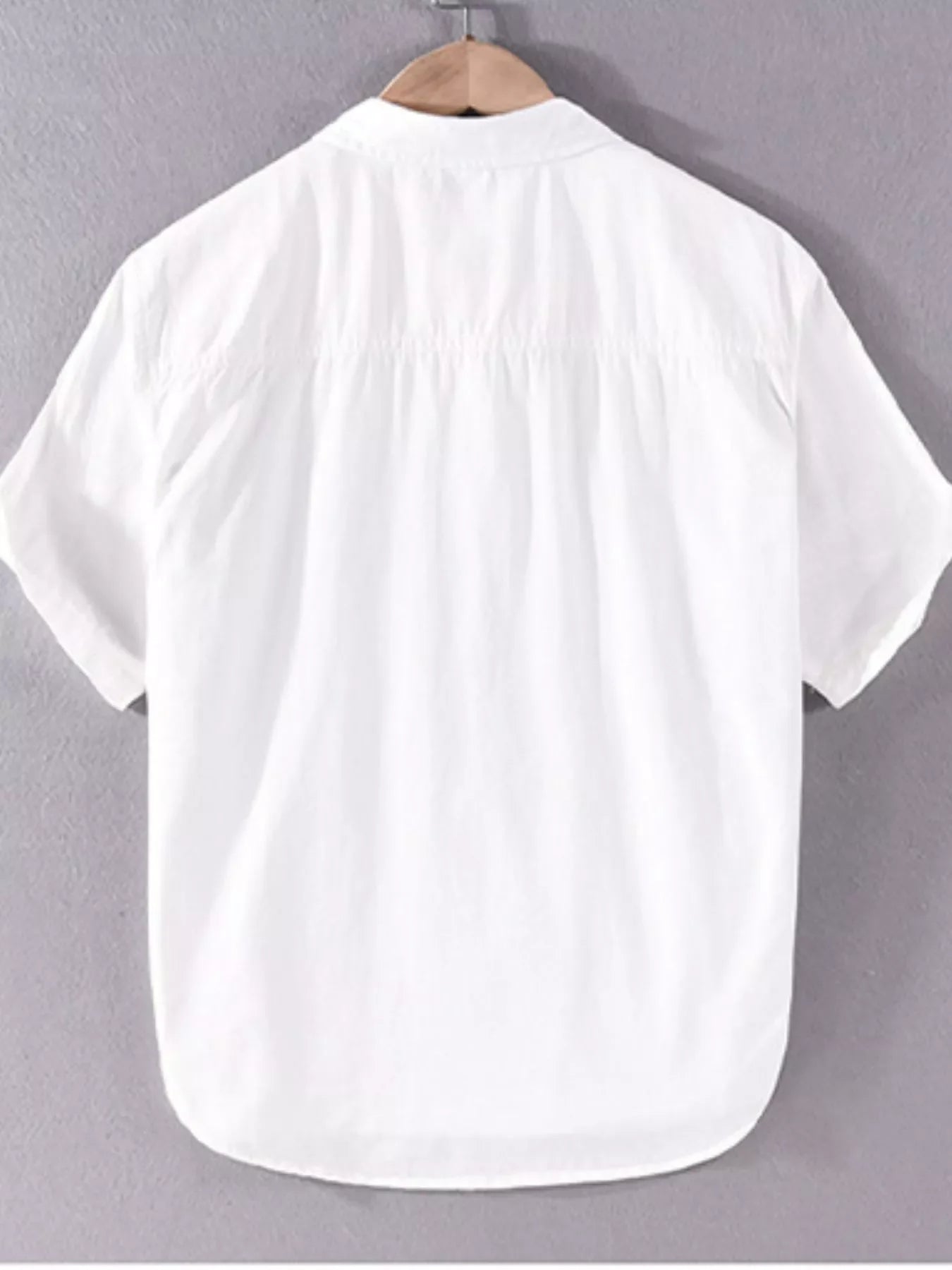 Men's Plus Size Geometric Print Short Sleeve Casual Shirt